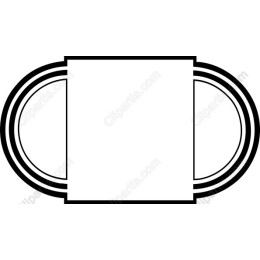 Modern Black and White Frame