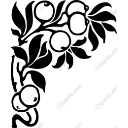 Stylized Fruit and Foliage