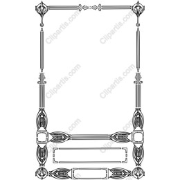 Elegant Vintage Decorative Frame