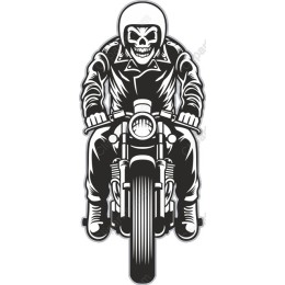 Skull Motorcycle Rider
