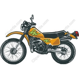 Vibrant Motorcycle Graphic