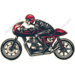 Vintage Motorcycle Racer