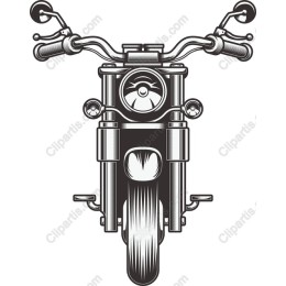 Classic Motorcycle in and