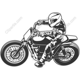 Dynamic Motorcycle Rider
