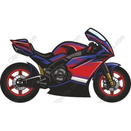 Sleek Sports Motorcycle
