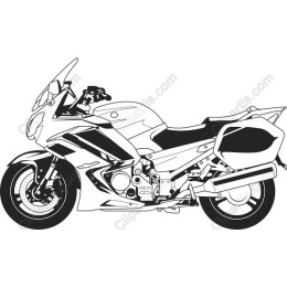 Sleek Motorcycle in and