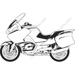 Sleek Touring Motorcycle