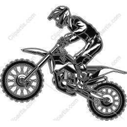 Motocross Rider Extreme Sports