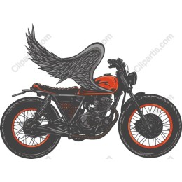 Winged Motorcycle