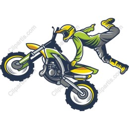 Motocross Rider Action