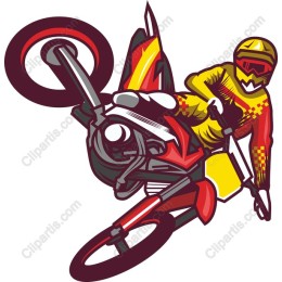 Motocross Rider Stunt
