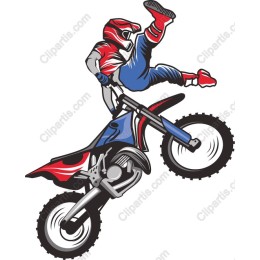 Adrenaline Rush: Motocross Rider Wheelie