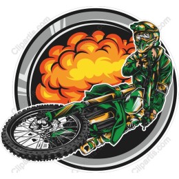 Adrenaline Rush: Motocross Biker
