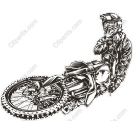 Motocross Rider Action