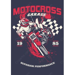 Motocross Garage - Superior Performance Graphic