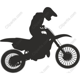 Dynamic Motocross Rider