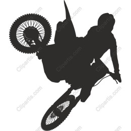 Dynamic Motocross Rider