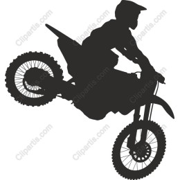 Dynamic Motocross Rider