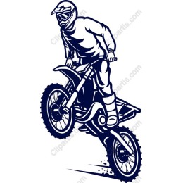 Motocross Rider Action