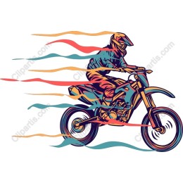 Motocross Rider - Dynamic Speed