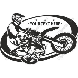 Customizable Motocross Rider