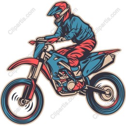 Motocross Rider Action