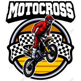 Dynamic Motocross Rider