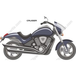 Sleek Cruiser Motorcycle