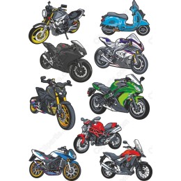 Motorcycle Bundle - 9 Unique s