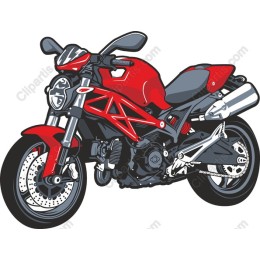 Premium Red Motorcycle