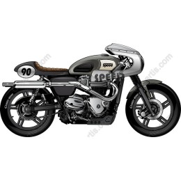 Classic Racing Motorcycle