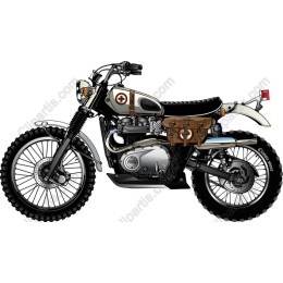 Retro Adventure Motorcycle