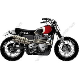 Classic Off-Road Motorcycle