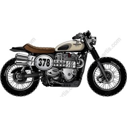 Premium Vintage Tracker Motorcycle