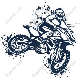 Dirt Bike Rider Action