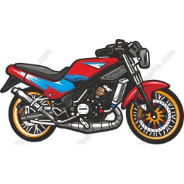 Vibrant Motorcycle
