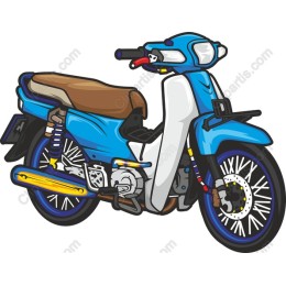 Classic Blue Scooter