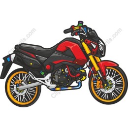 Vibrant Motorcycle