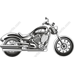 Sleek Motorcycle