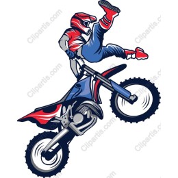Dynamic Motocross Rider