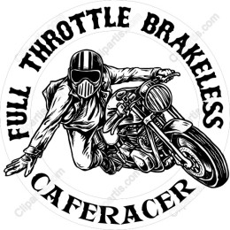 Full Throttle Brakeless Caferacer
