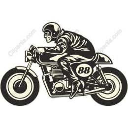 Vintage Motorcycle Racer
