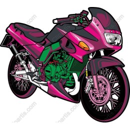 Vibrant Motorcycle