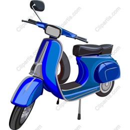 Classic Blue Scooter
