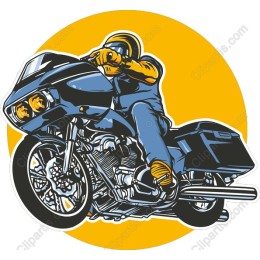 Dynamic Motorcycle Adventure