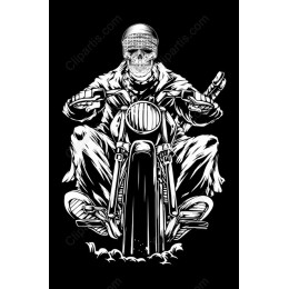 Skull Rider Motorcycle