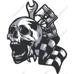 Skull and Wrench