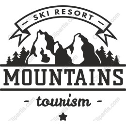 Ski Resort Mountains