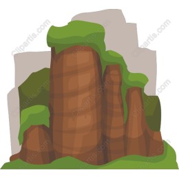 Vibrant Mountainscape