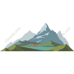 Majestic Mountain and Lake